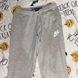 Large nike sweat pants